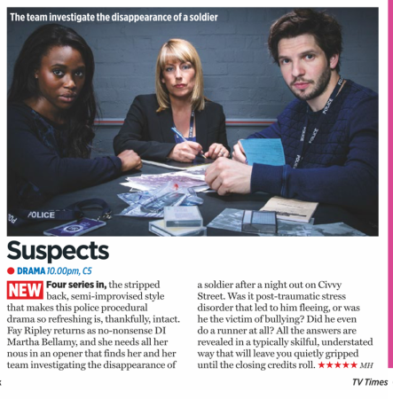 Suspects Series 4 episode 1 | TV Times