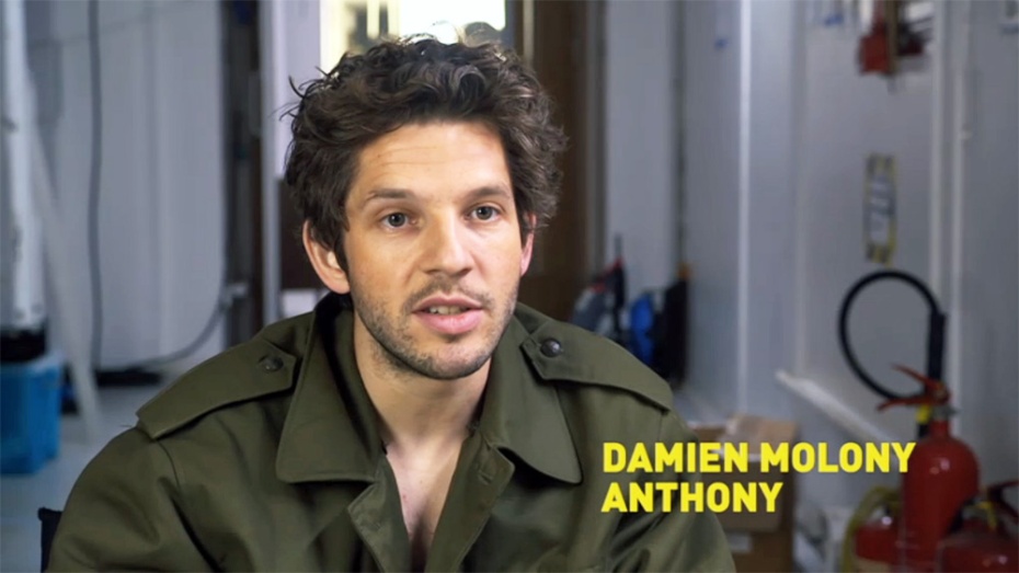 Crashing Damien Molony interview